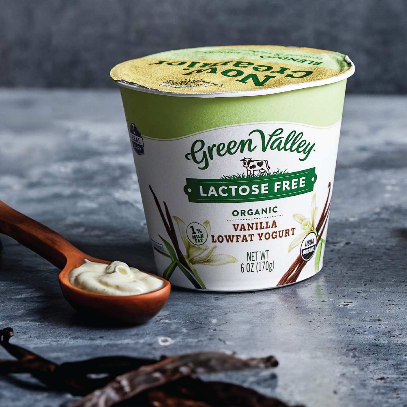 Green Valley Lactose Free Organic Lowfat Vanilla Yogurt; image 8 of 8