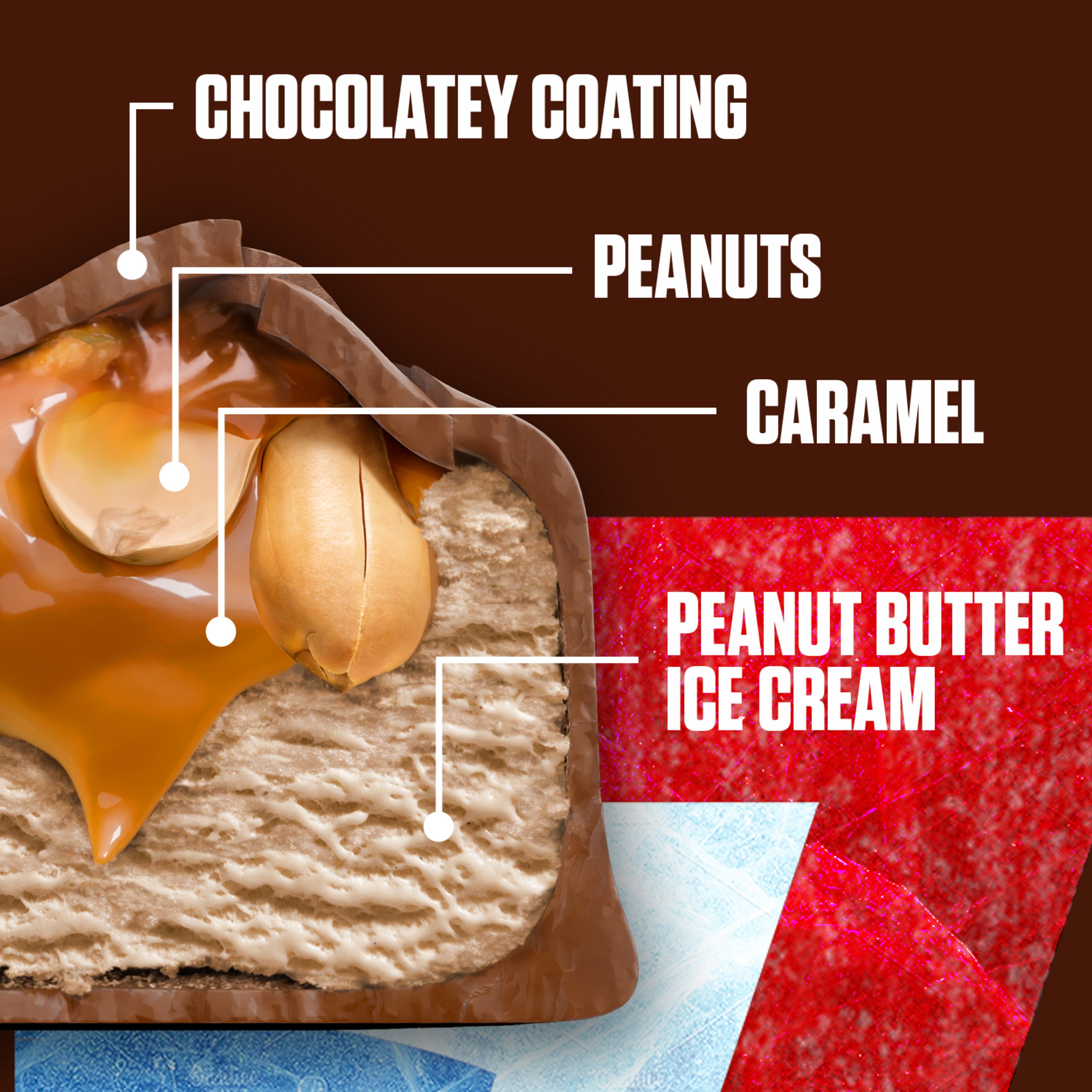 Snickers Mini's Ice Cream Bars - Shop Bars & Pops at H-E-B