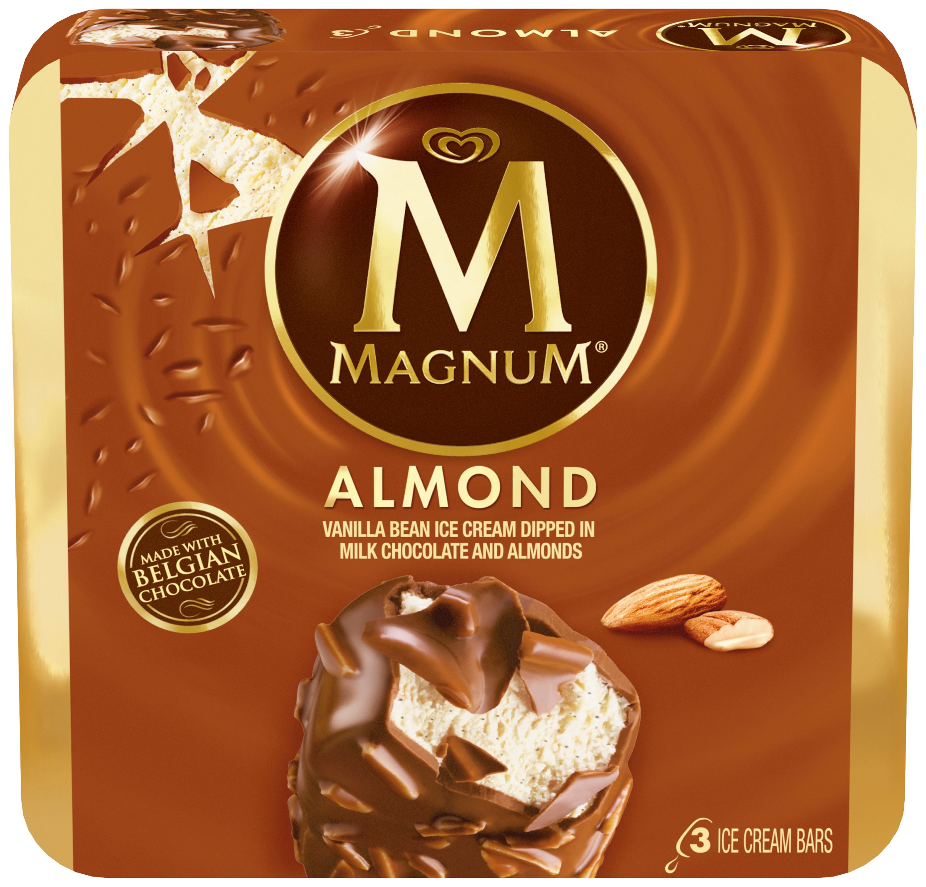 Magnum Almond Ice Cream Bars Shop Ice Cream at HEB