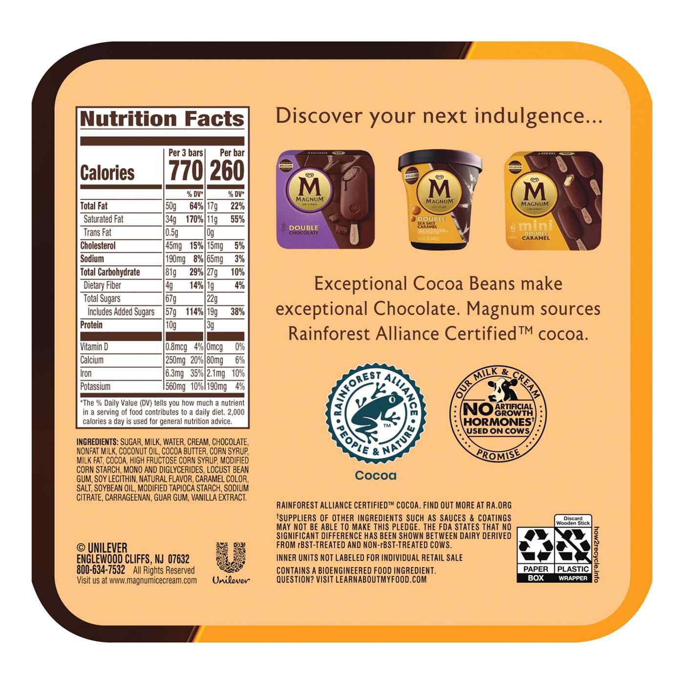 Magnum Double Caramel Ice Cream Bars; image 3 of 6