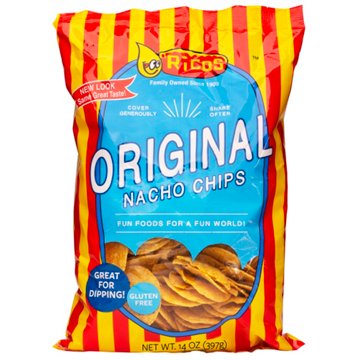 Ricos Original Nacho Chips, 14 oz