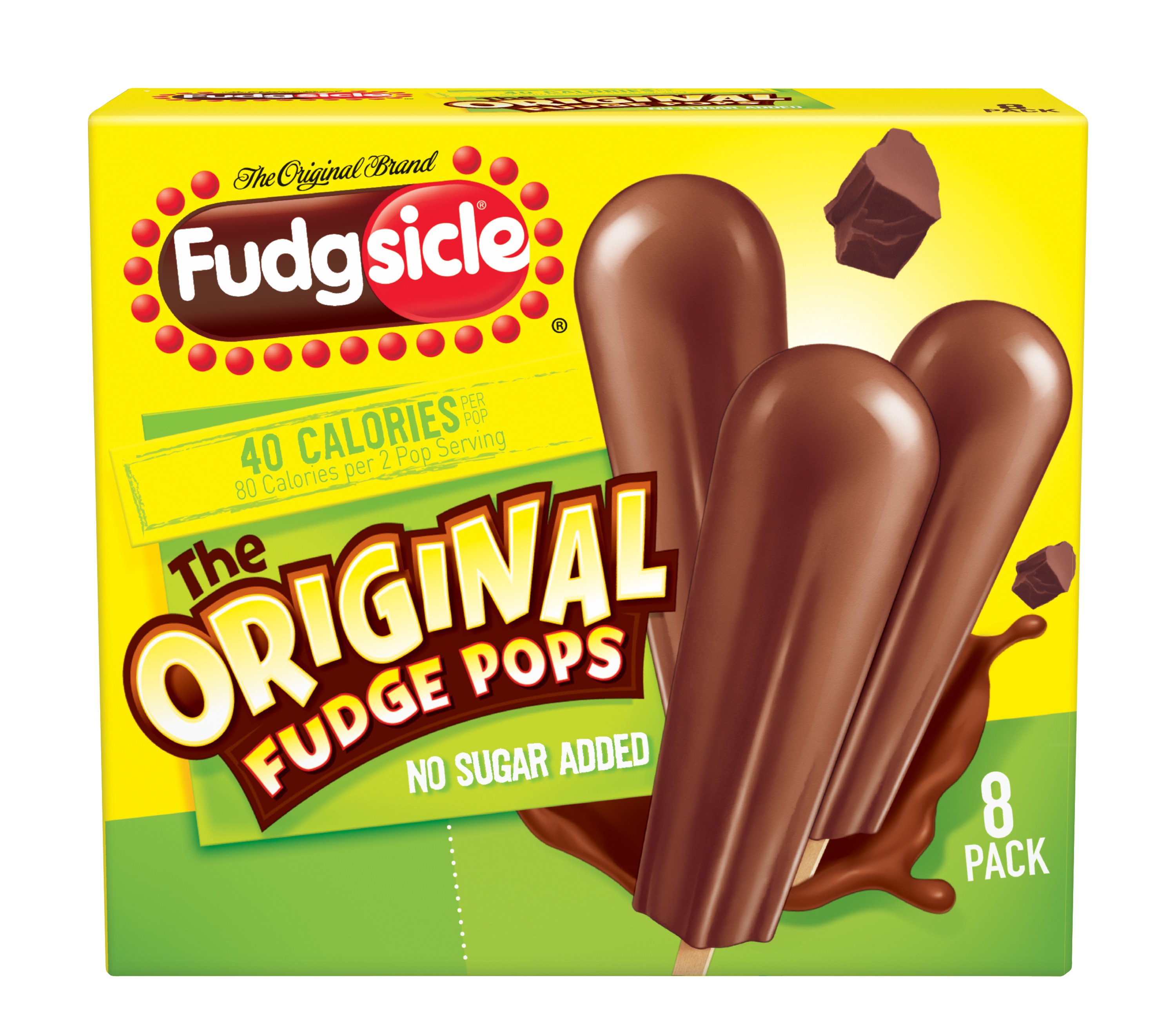 Popsicle Fudgsicle No Sugar Added Fudge Bar Shop Bars & pops at HEB