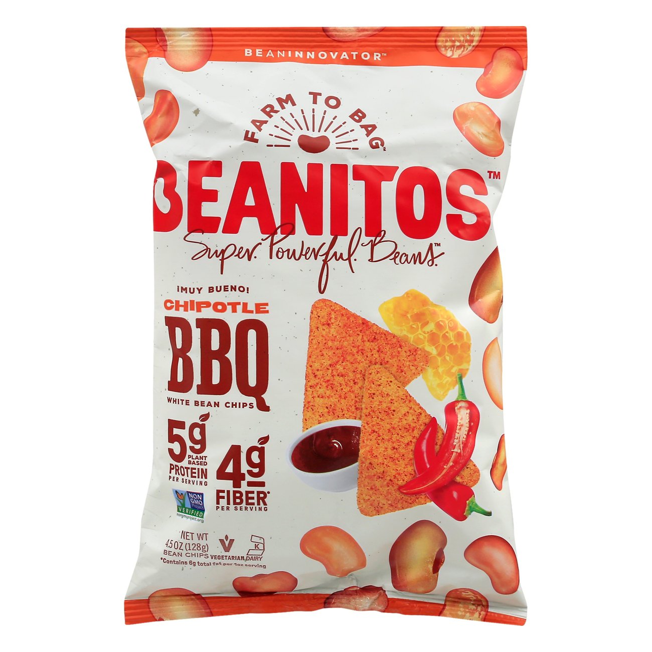 Beanitos Chipotle BBQ White Bean Chips Shop Chips at HEB