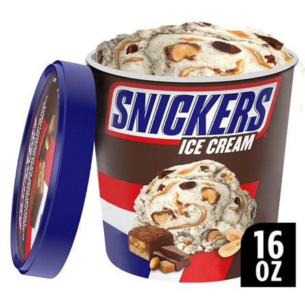 Snickers Vanilla Ice Cream, 1 pt | Low Prices & Quality Groceries - Joe V's