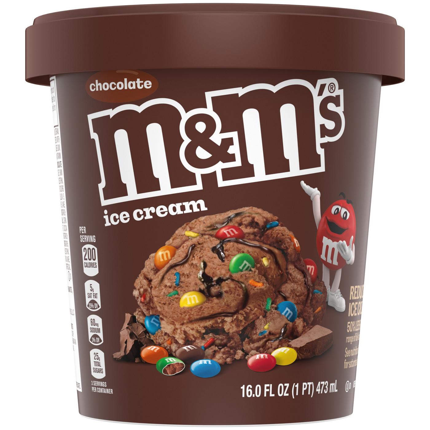 M&M's Chocolate with Chocolate Candies Ice Cream; image 2 of 2