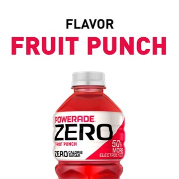 Powerade Zero Fruit Punch Sports Drink