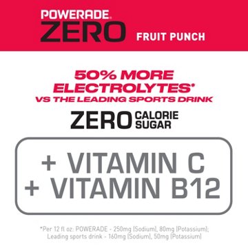 Powerade Zero Fruit Punch Sports Drink