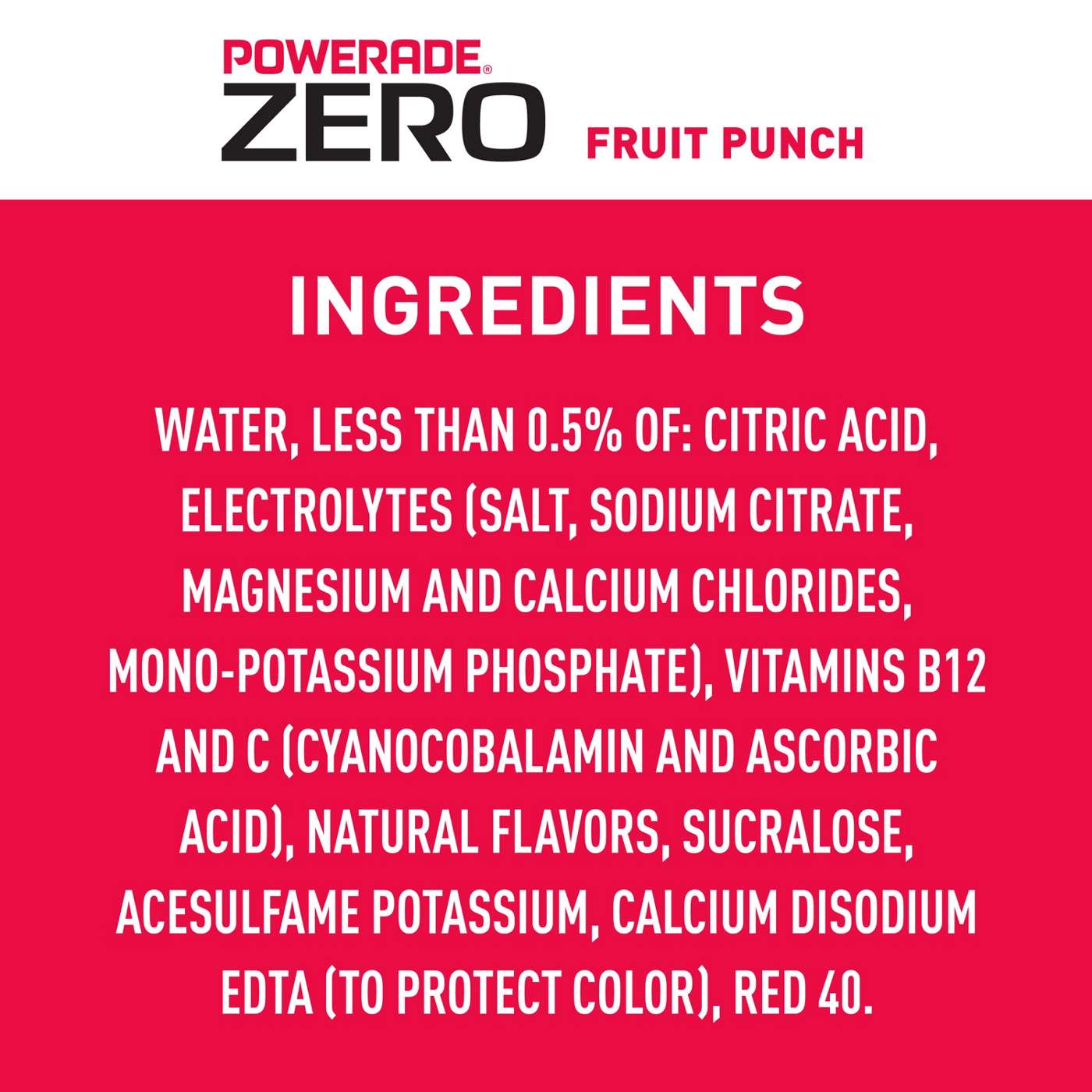 Powerade Fruit Punch Sports Drink; image 6 of 7