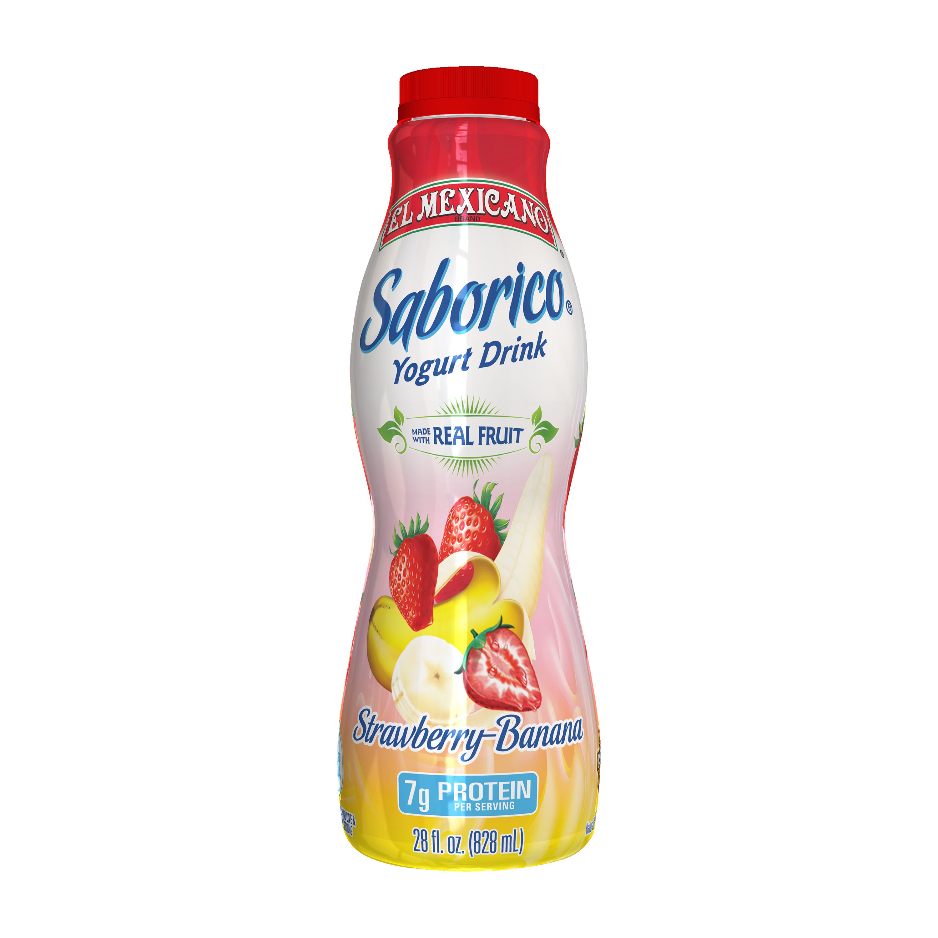 El Mexicano Saborico Drinkable Yogurt Strawberry Banana Shop Yogurt