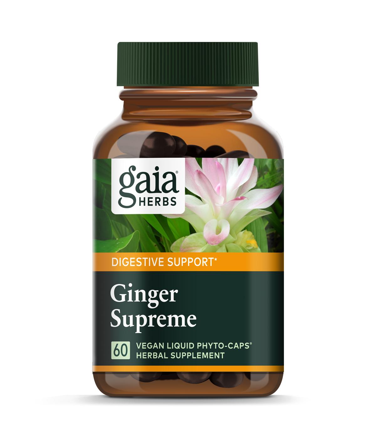 Gaia Herbs Ginger Supreme Liquid Phyto-Caps; image 1 of 2