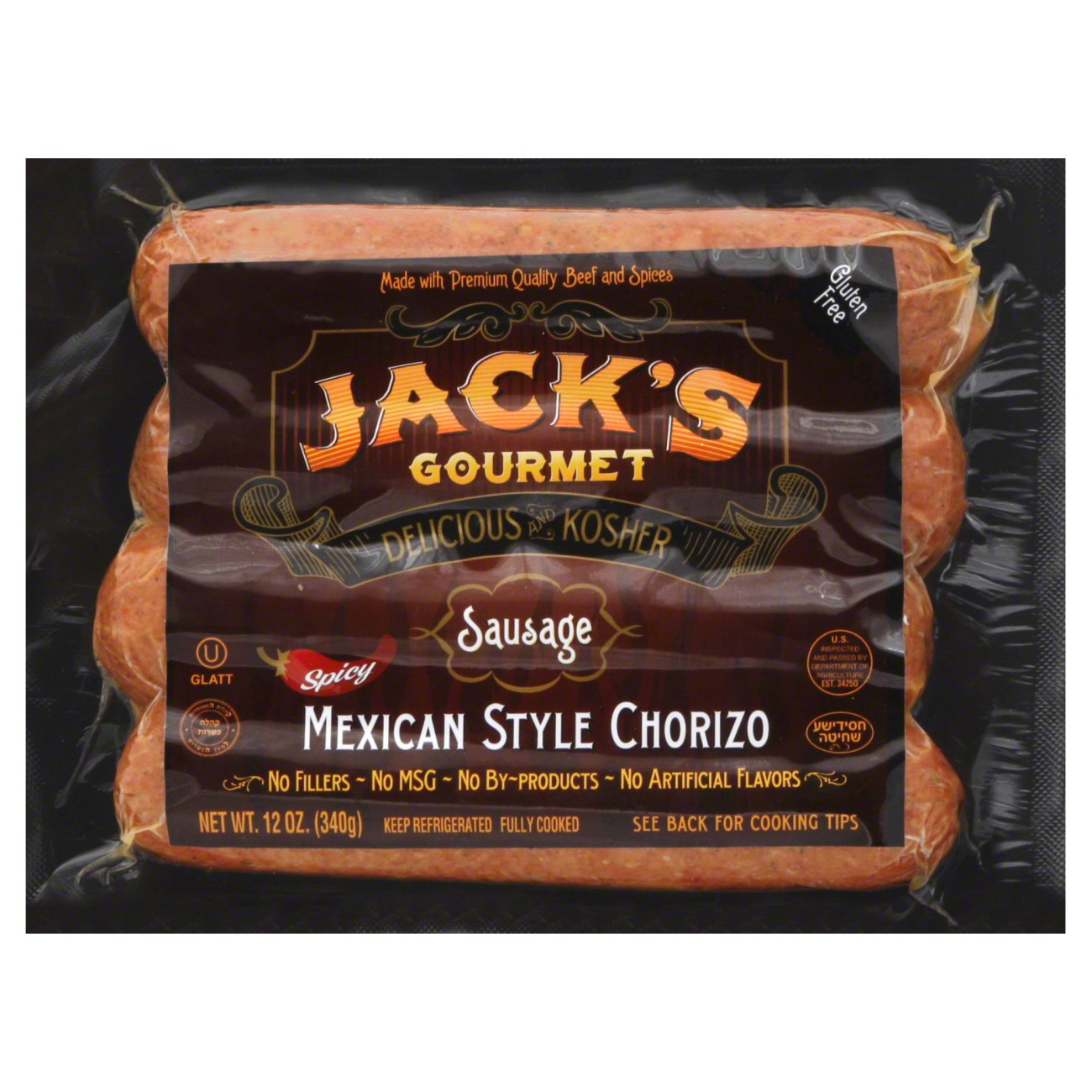 Jack's Gourmet Kosher Spicy Mexican Chorizo - Shop Sausage At H-E-B