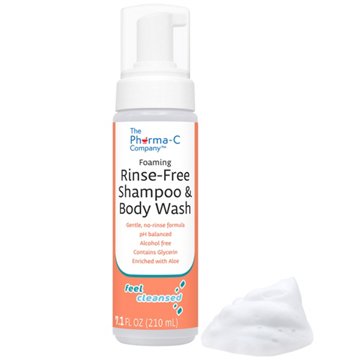 The Pharma-C-Company Foaming Rinse Free Shampoo & Body Wash, 7.1 oz