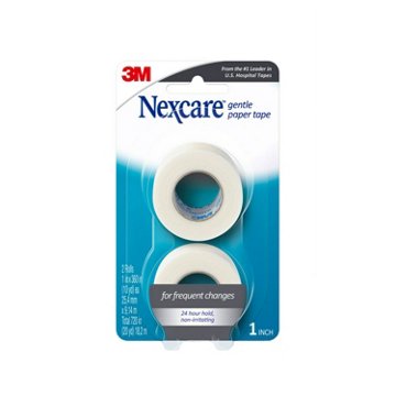 Nexcare 1 Inch Gentle Paper Tape, 2 ct