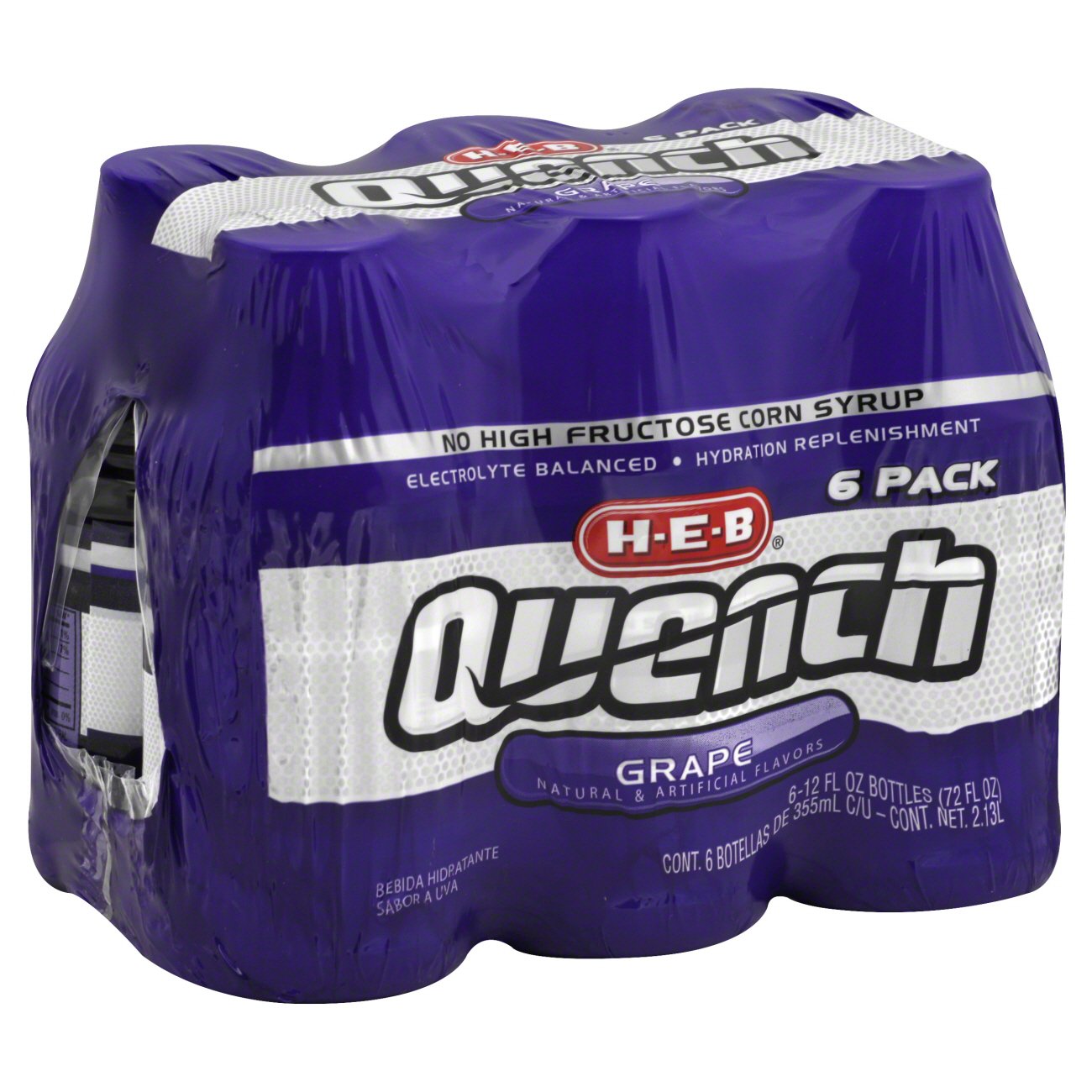 HEB Quench Electrolyte Balanced Grape Hydration Replacement Shop