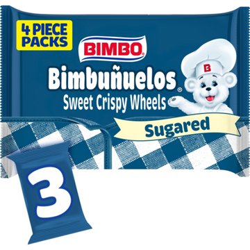 Bimbo Bimbuñuelos Sugared Sweet Crispy Wheels Snack Packs