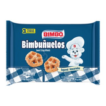 Bimbo Bimbuñuelos Sugared Sweet Crispy Wheels Snack Packs