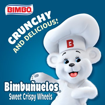 Bimbo Bimbuñuelos Sugared Sweet Crispy Wheels Snack Packs