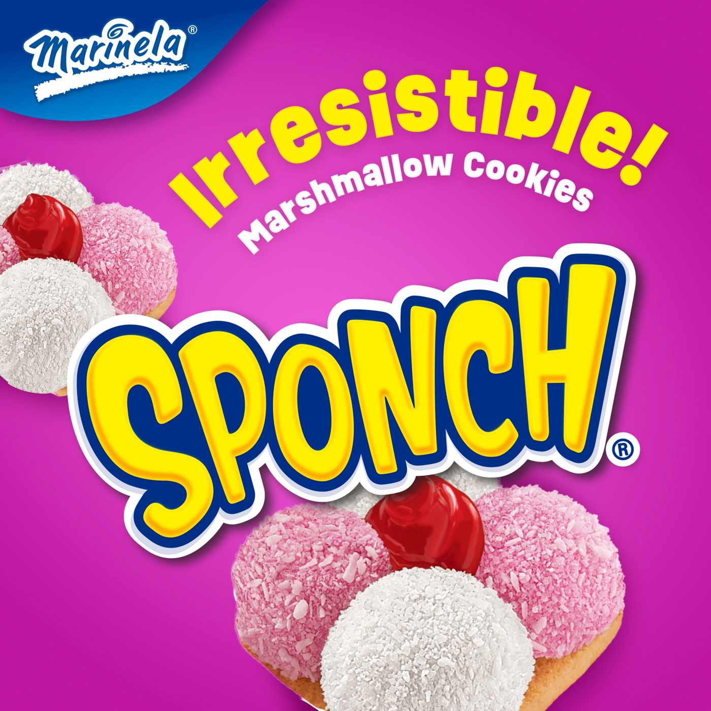 Marinela Sponch Marshmallow & Strawberry Coconut Cookies Snack Packs; image 5 of 8