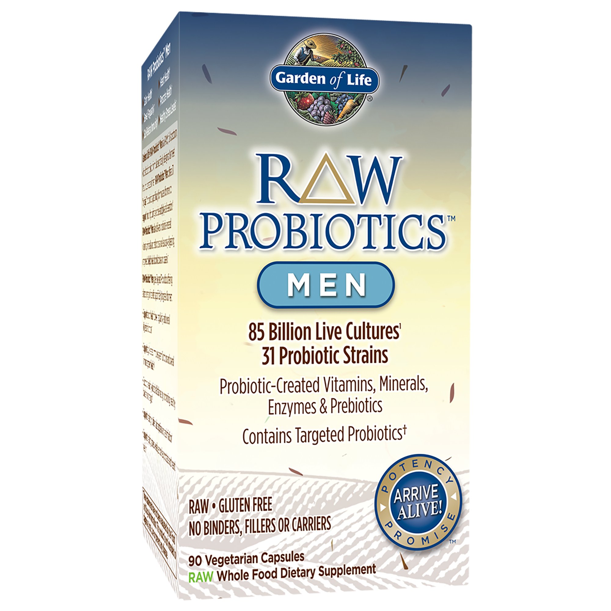 Garden of Life RAW Probiotics Men Capsules Shop Diet & Fitness at HEB