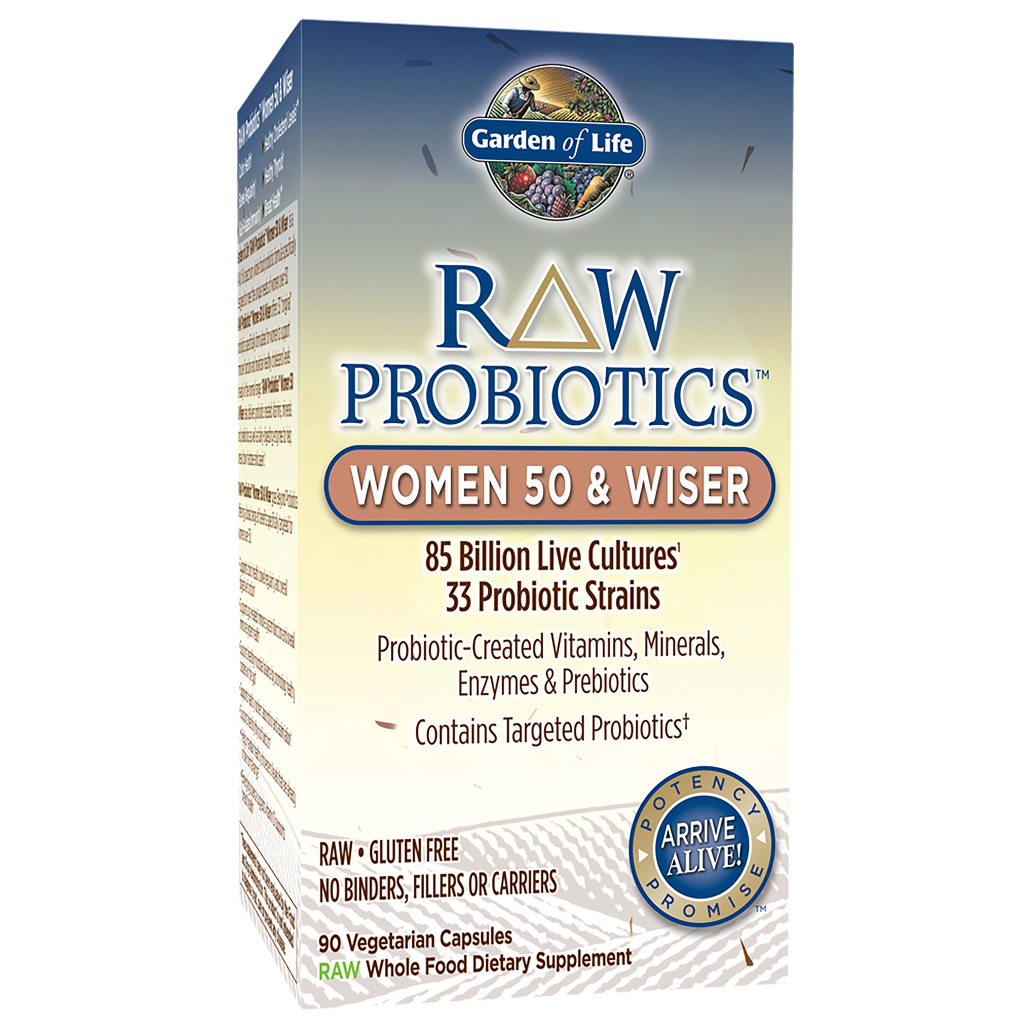 Garden of Life Raw Probiotics Women 50 & Wiser Capsules Shop Diet