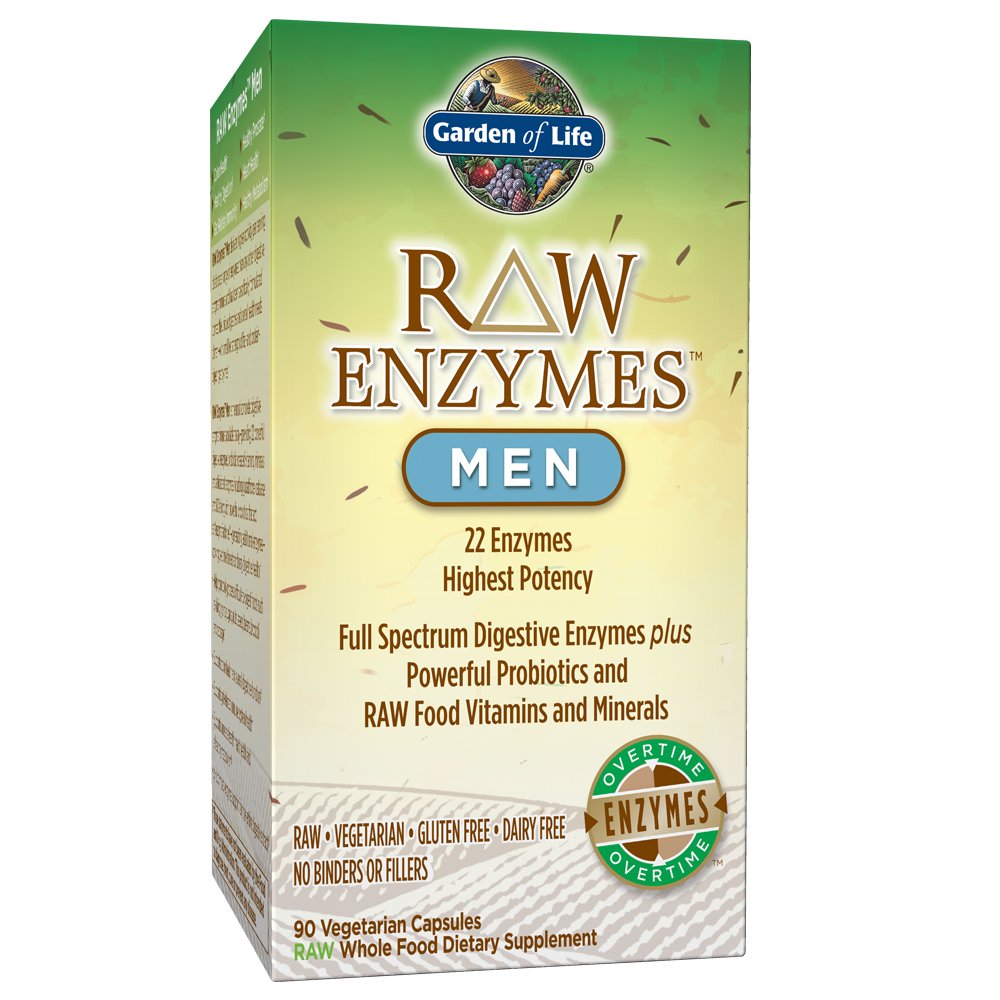Garden Of Life Raw Enzymes Men Capsules Shop Diet Fitness At H E B