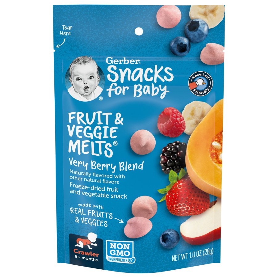 Gerber Snacks for Baby Grain & Grow Puffs Variety Pack - Banana &  Strawberry Apple - Shop Toddler Food at H-E-B