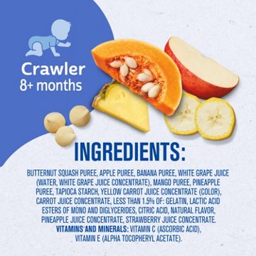 Gerber Snacks for Baby Fruit & Veggie Melts - Truly Tropical Blend, 1 oz