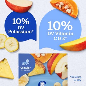 Gerber Snacks for Baby Fruit & Veggie Melts - Truly Tropical Blend, 1 oz