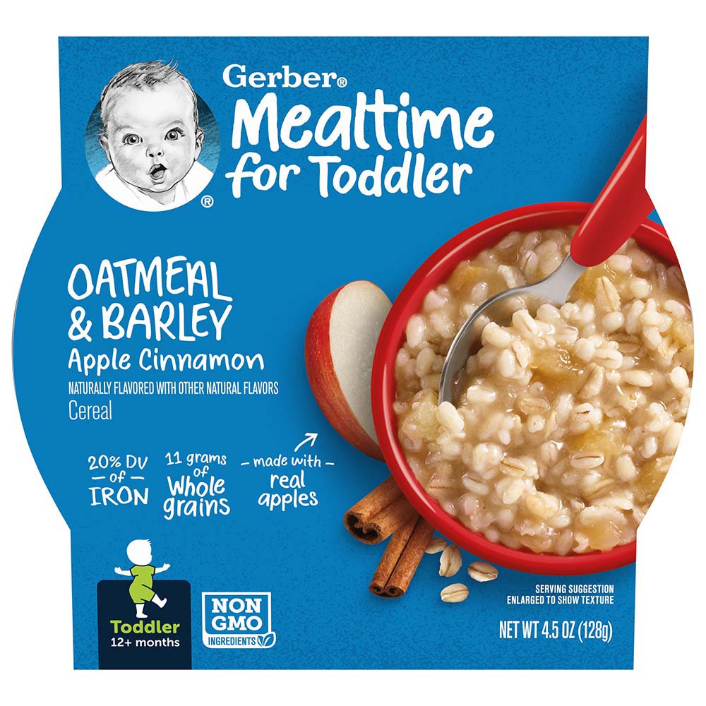 Gerber oatmeal cereal clearance age