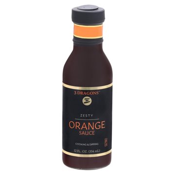 3 Dragons Zesty Orange Sauce, 12 oz