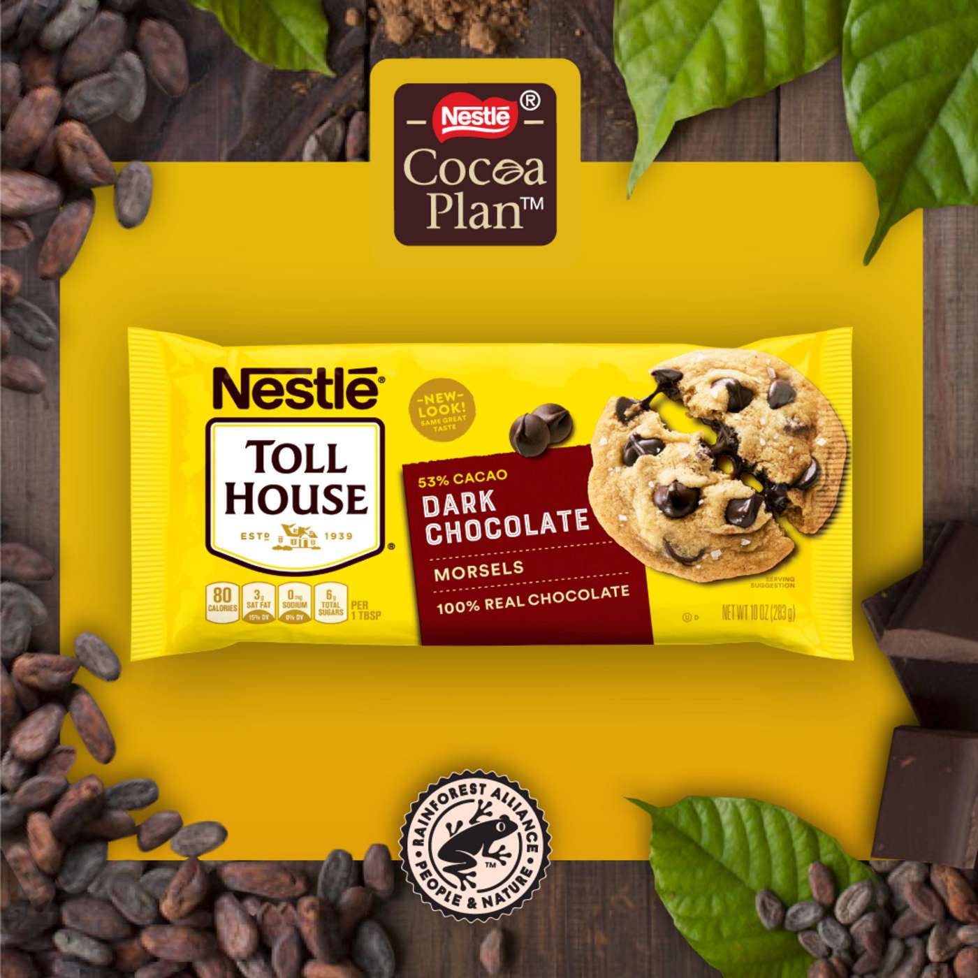 Nestle Toll House 53% Cacao Dark Chocolate Chips; image 5 of 5