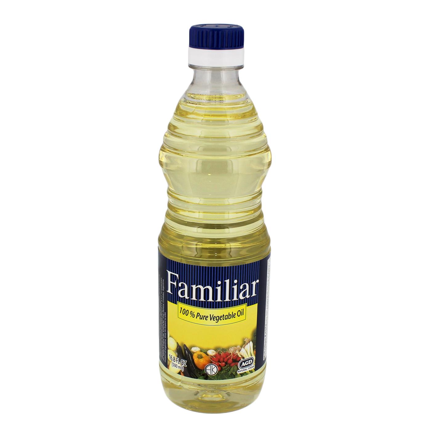 Familiar 100% Pure Vegetable Oil; image 1 of 2