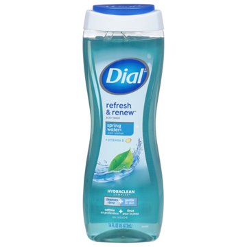 Dial Body Wash Refresh & Renew - Spring Water, 16 oz