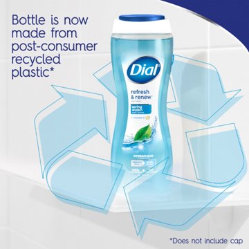 Dial Body Wash Refresh & Renew - Spring Water, 16 oz
