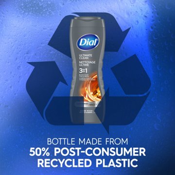 Dial Men 3-in-1 Body, Hair & Face Wash - Ultimate Clean