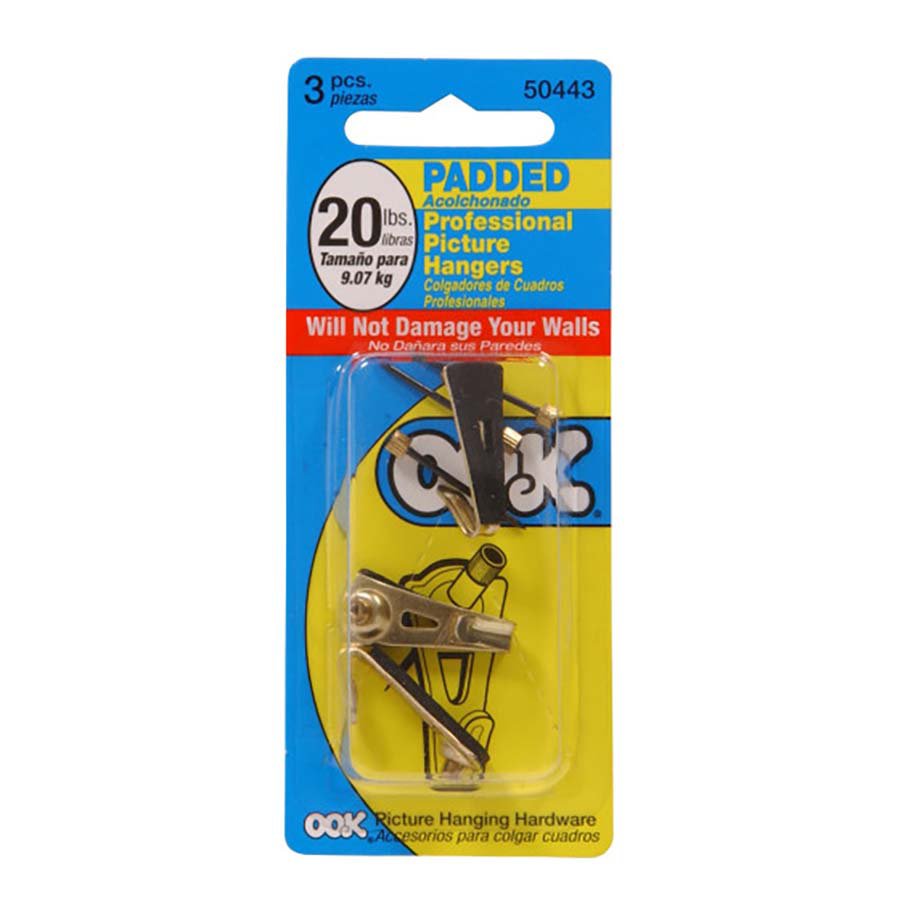 OOK 20lb Padded Professional Picture Hangers Shop Hooks & Picture