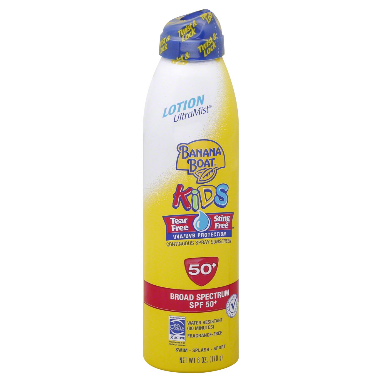Banana Boat Kids Broad Spectrum Sunscreen Spray SPF 50+ Shop Sunscreen & Self Tanners at HEB