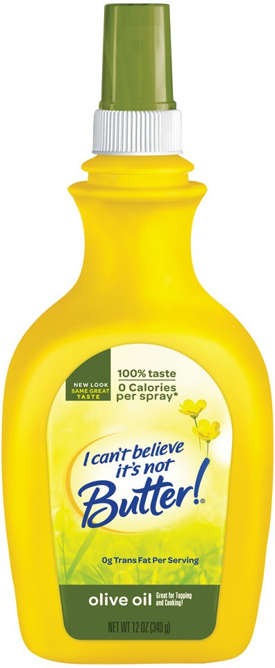 I Can't Believe It's Not Butter Olive Oil Vegetable Oil Spray