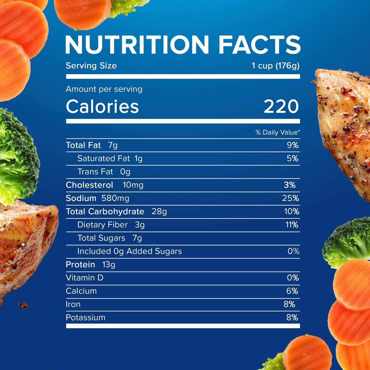 Birds Eye Voila! Garlic Chicken Frozen Skillet Meal FamilySize