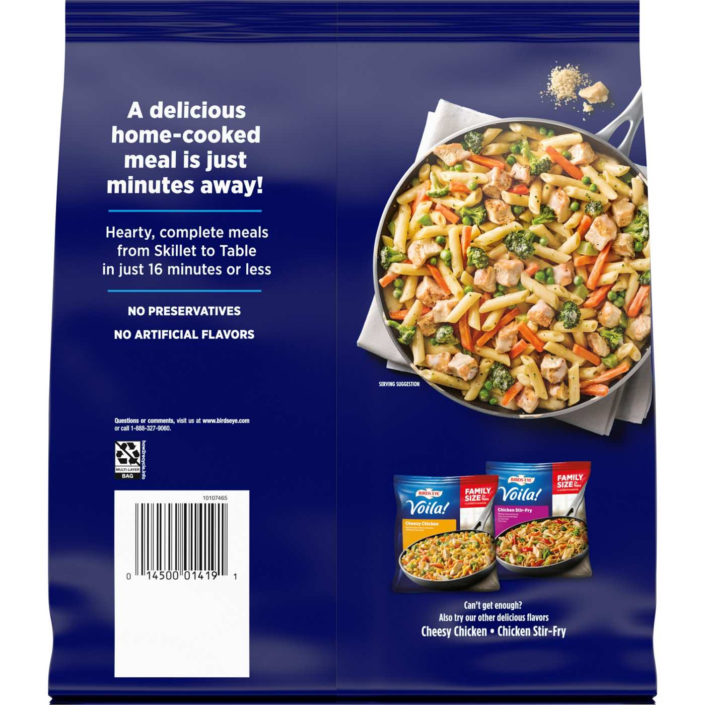 Birds Eye Voila! Alfredo Chicken Frozen Meal - Family-Size; image 3 of 7