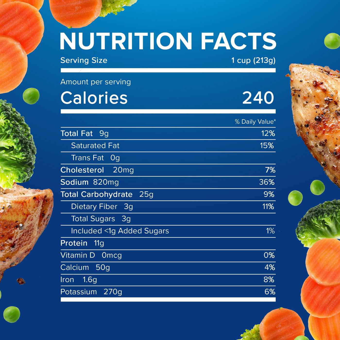 Birds Eye Voila! Alfredo Chicken Frozen Meal FamilySize Shop Entrees & sides at HEB