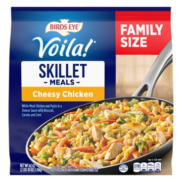 Birds Eye Voila! Frozen Cheesy Chicken Skillet Meal - Family-Size, 42 oz