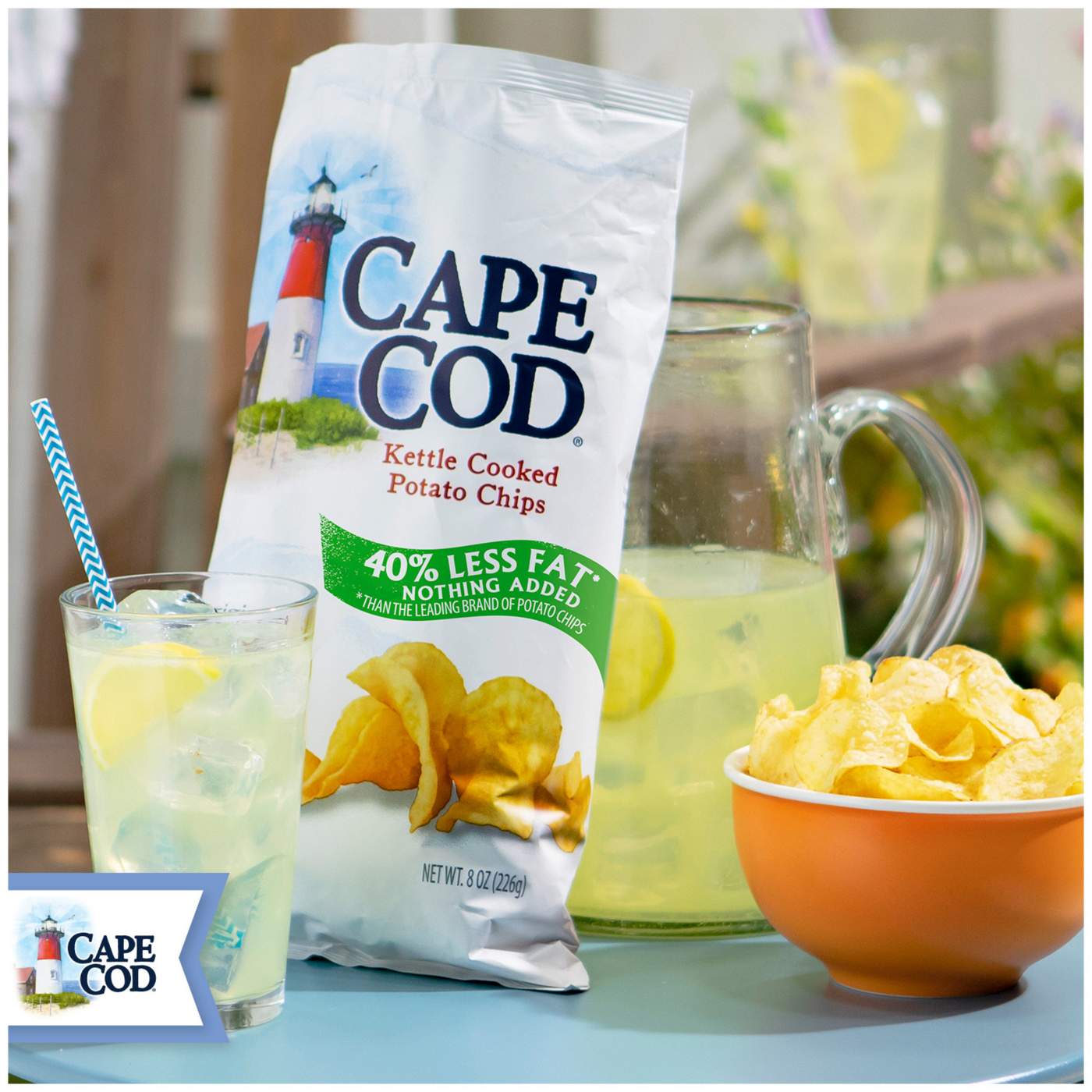 Cape Cod Less Fat Original Kettle Cooked Potato Chips; image 9 of 11