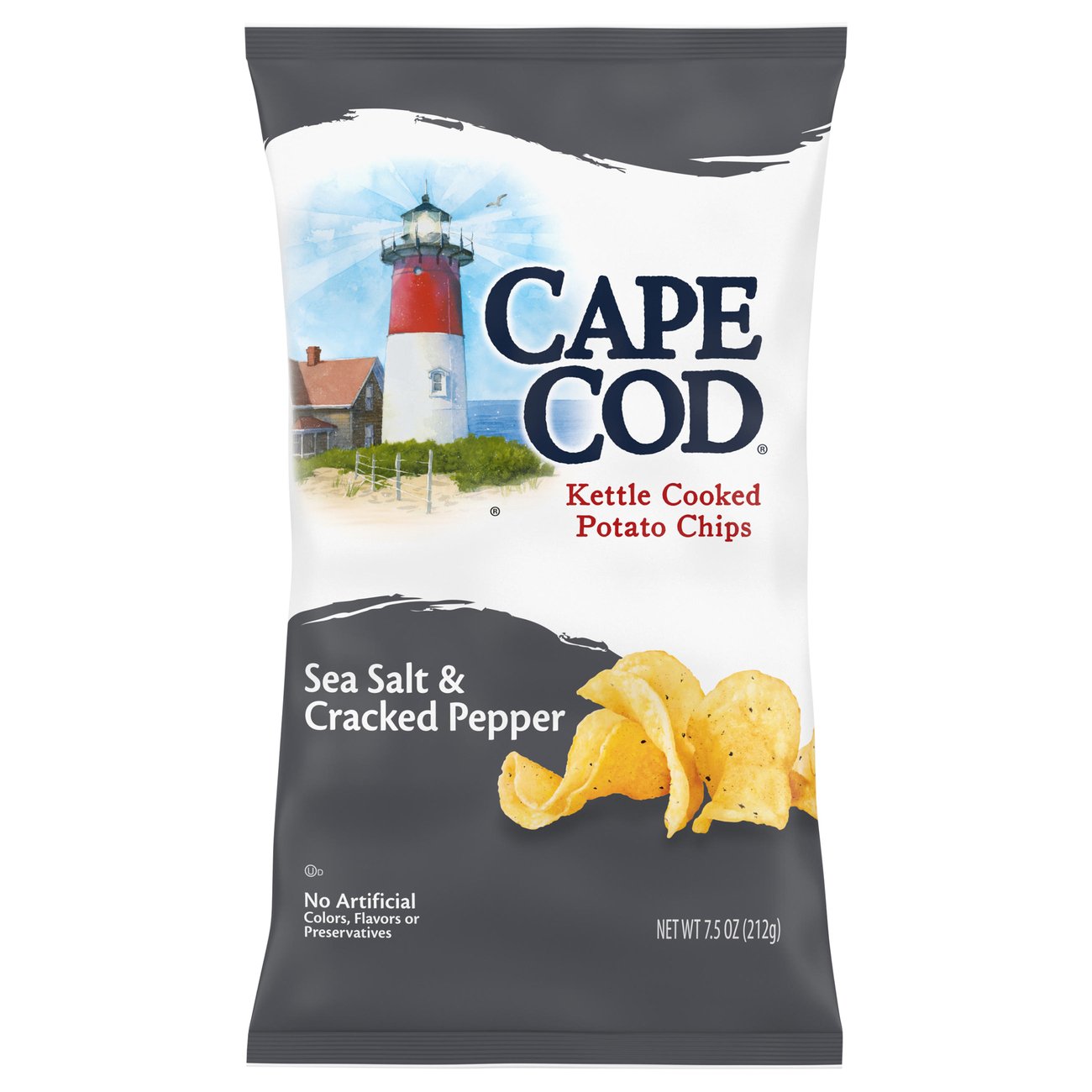 Cape Cod Sea Salt & Cracked Pepper Kettle Cooked Potato Chips Shop