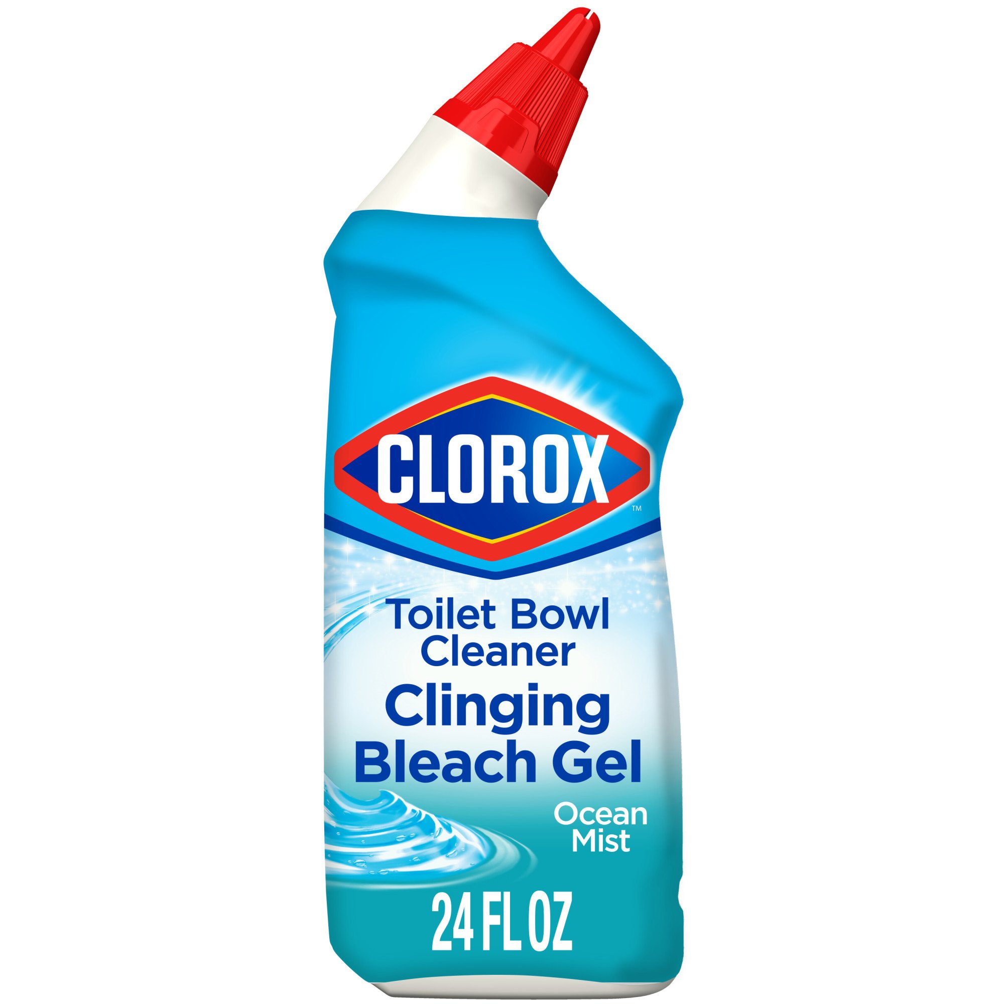 Clorox Clinging Bleach Gel Ocean Mist Toilet Bowl Cleaner Shop Toilet