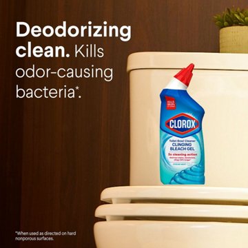 Clorox Toilet Bowl Cleaner Clinging Bleach Gel - Ocean Mist