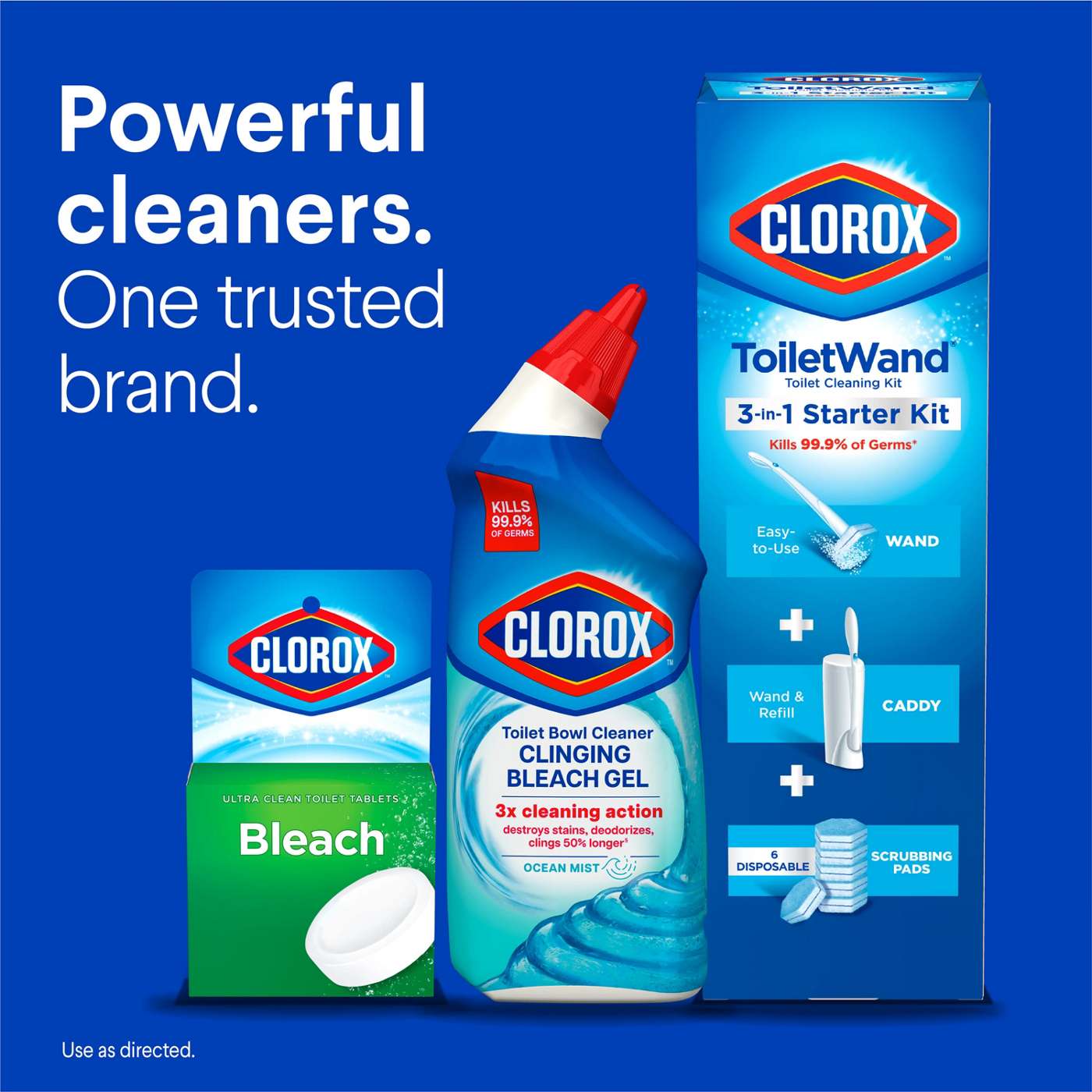 Clorox Clinging Bleach Gel Ocean Mist Toilet Bowl Cleaner; image 8 of 12