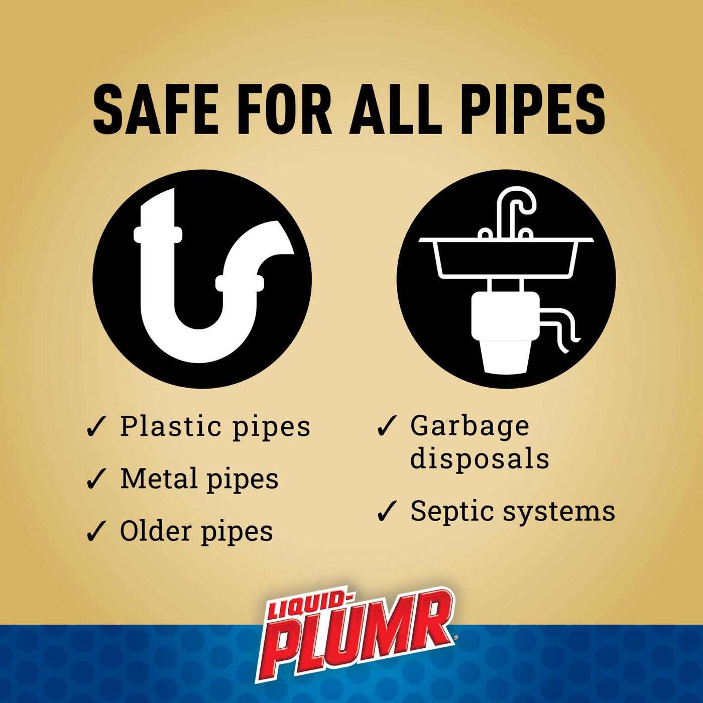 Liquid-Plumr Industrial Strength Urgent Clear - Liquid Drain Cleaner; image 8 of 10