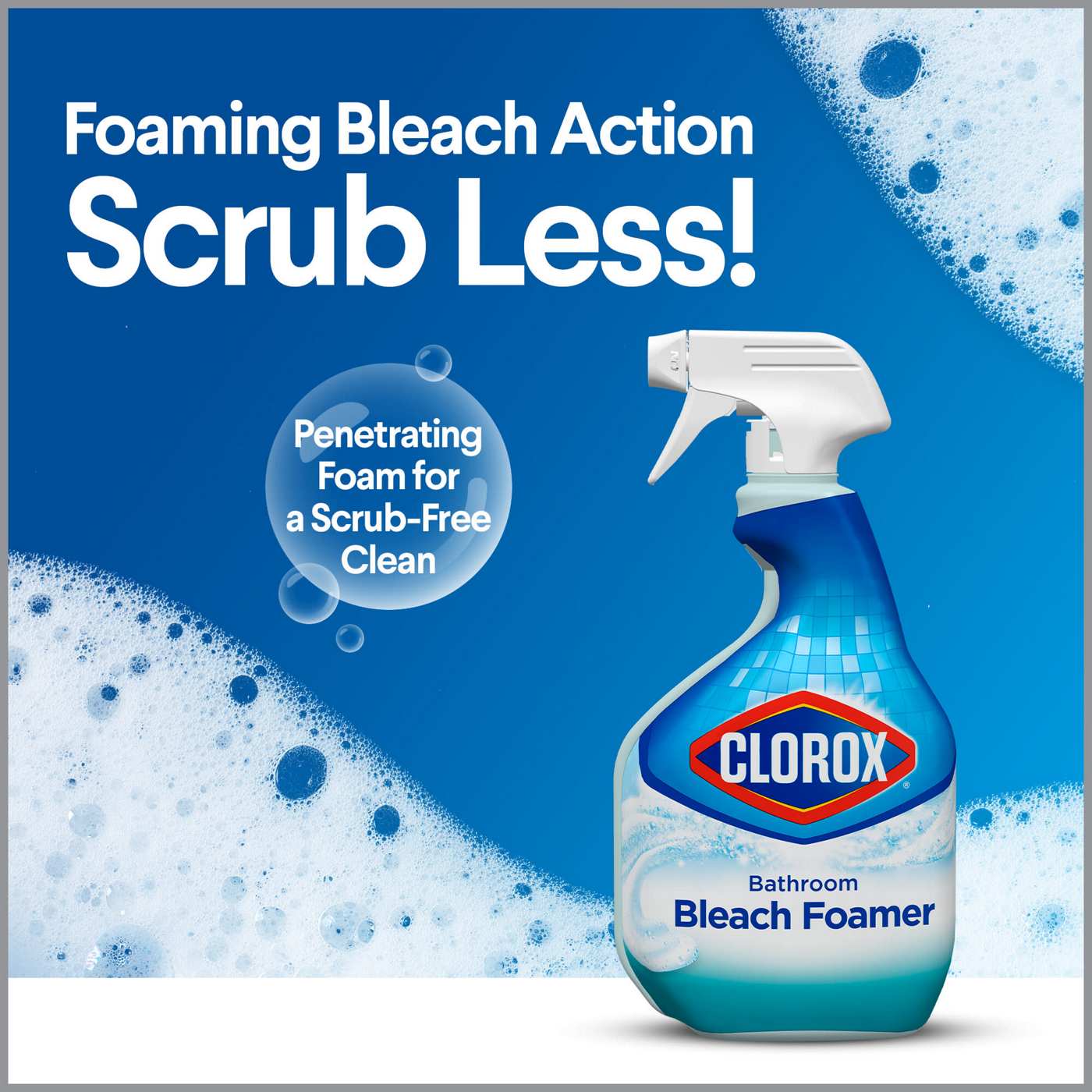 Clorox Bathroom Bleach Foamer Spray - Ocean Mist; image 7 of 7