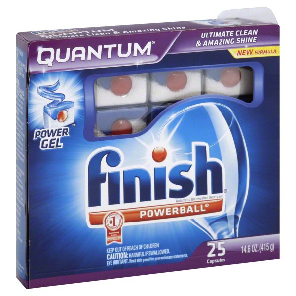 Finish Quantum Powerball Automatic Dishwasher Detergent Capsules - Shop ...